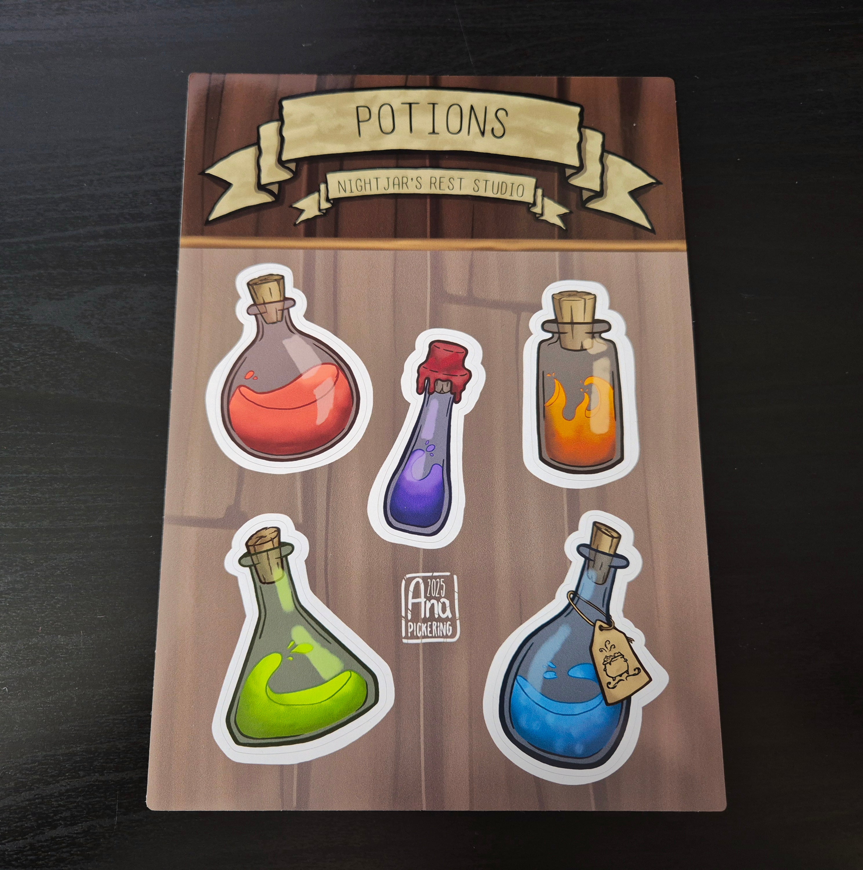 'Potions' Sticker Sheet